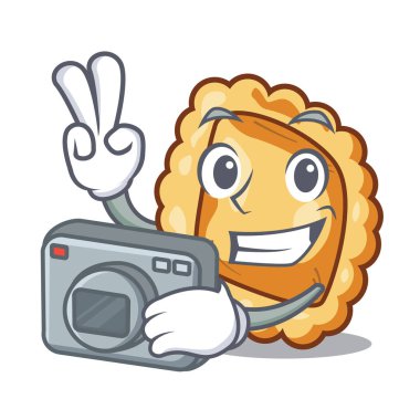 Fotoğrafçı ravioli karakter izole