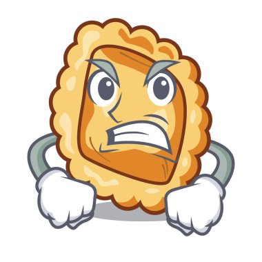 Kızgın ravioli karakter ile izole