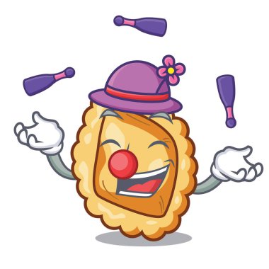 Bir maskot masada mantı hokkabazlık