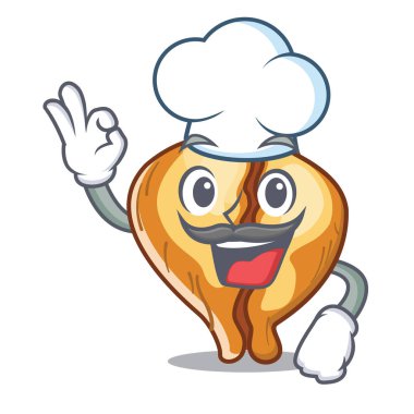 Şef tortellini karikatür tavada pişirilir