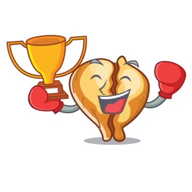 Bir karakter kase boks kazanan tortellini