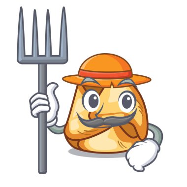 Çiftçi fusi istriani karikatür plakaları hizmet