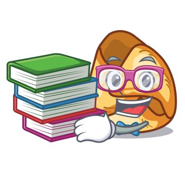 Karikatür şeklinde kitap fusi istriani ile Öğrenci