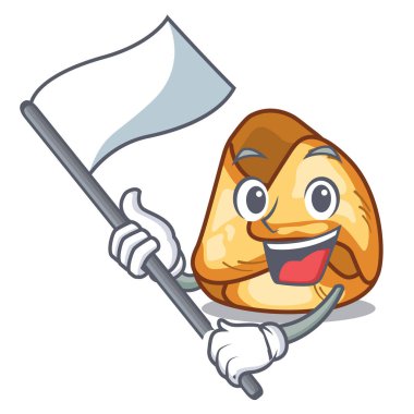 Karikatür şeklinde bayrak fusi istriani ile