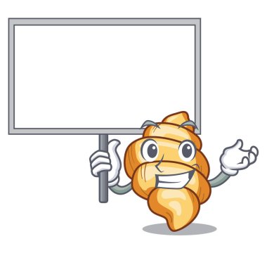 Karakter izole kurulu gnocchi makarna getir