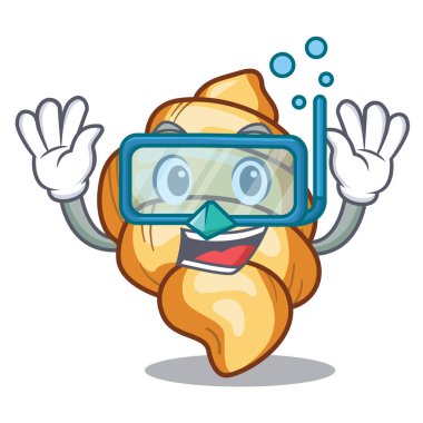 Ahşap karikatür tablo üzerinde Dalış gnocchi makarna