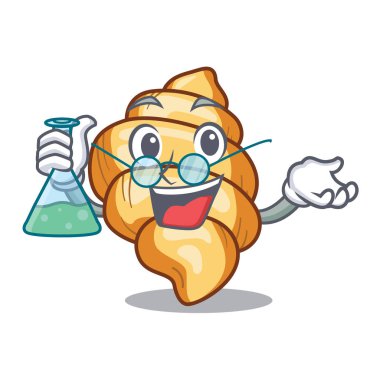 Ahşap karikatür tablo üzerinde Profesör gnocchi makarna