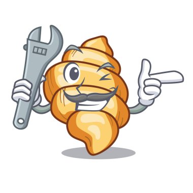 Bir karikatür mekanik makarna gnocchi