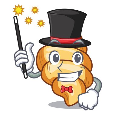 Bir karikatür sihirbaz makarna gnocchi