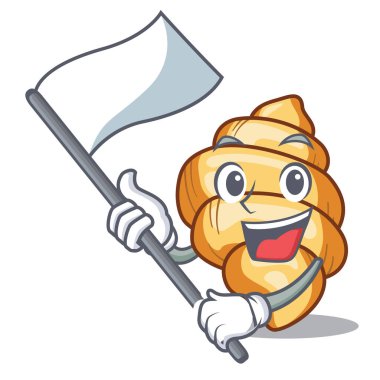 Bir karikatür bayrak makarna gnocchi ile