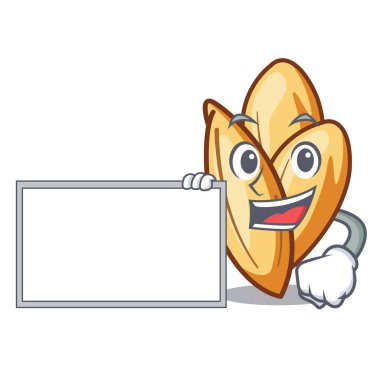 Karikatür ile izole kurulu orzo makarna ile