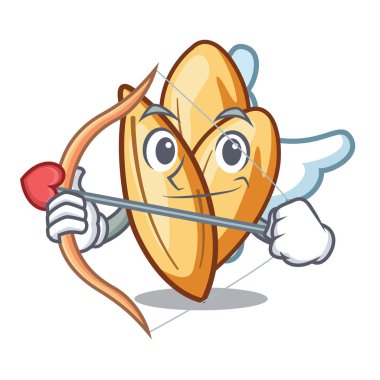 Cupid orzo makarna karikatür ile izole