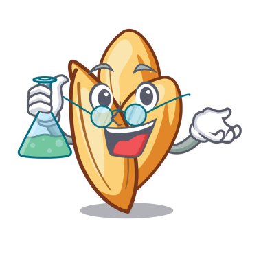 Profesör orzo makarna maskot plaka üzerine yerleştirilir