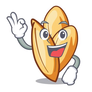 Tamam orzo makarna maskot plaka yerleştirilir