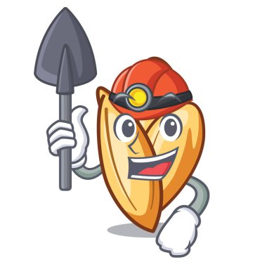 Bir maskot kase miner orzo yapıştırmak
