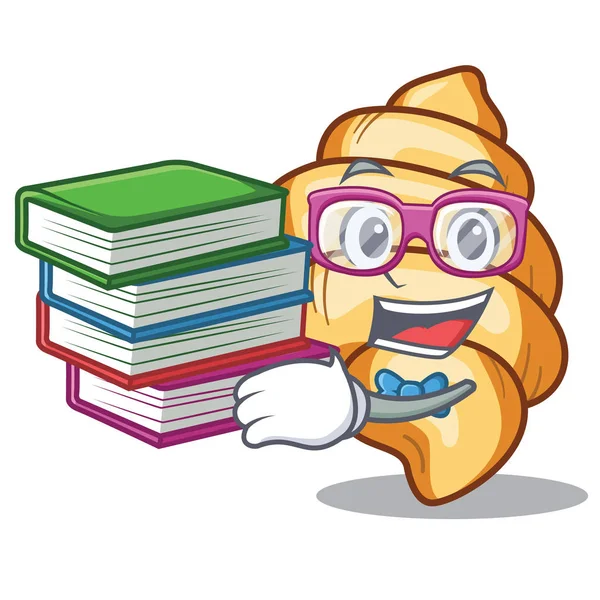 Bir karikatür kitap makarna gnocchi ile Öğrenci