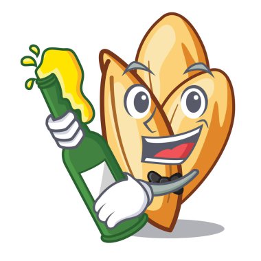 Karakter buzdolabında bira orzo makarna ile