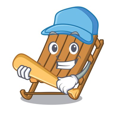 Maskot şeklinde beyzbol buz kızak oynamak