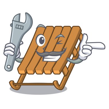 Mekanik buz kızağı karakteri ile izole