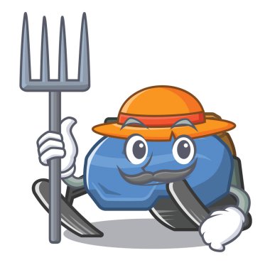 Bir karakter şeklinde Çiftçi kar mobil