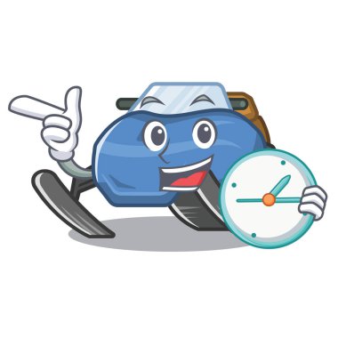 Karikatür şeklinde saat kar mobil oyuncaklar ile