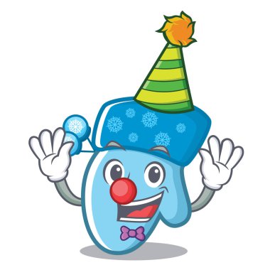 Karikatür şeklinde Palyaço kış eldiven