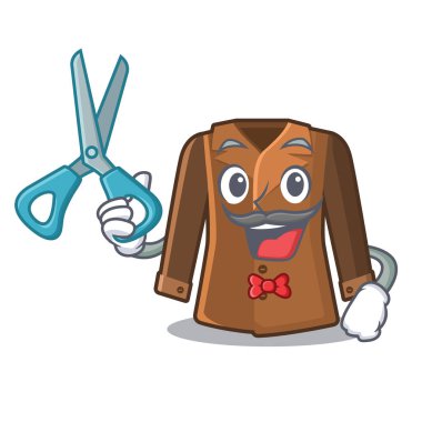 Karakter şeklinde berber ceket