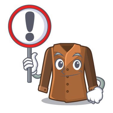 Karakter şeklinde ki işaret paltosu ile