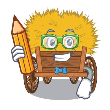 Ahır yanında Öğrenci hayride maskotu