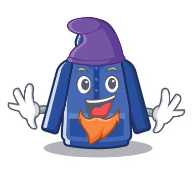 Elf yağmurluk karikatür dolaba asılır