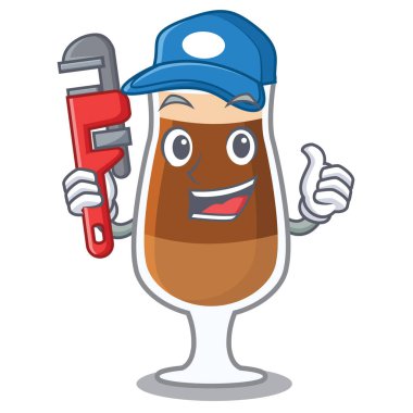 Karikatür şeklinde Tesisatçı americano kafe