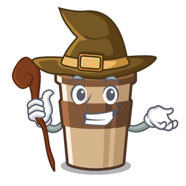 Cadı espresso karakter şişesine döküldü