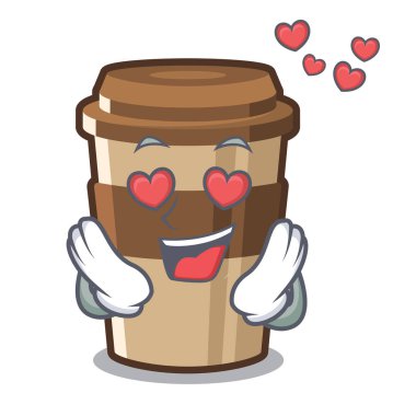 Aşk espresso karakter şişesidökülür