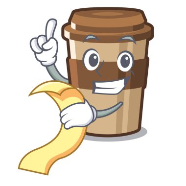 Karakter şişesine dökülen menü espressosu ile