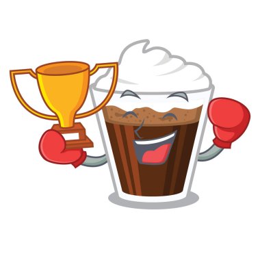 Karakter şeklinde Boks kazanan İrlandalı coffe