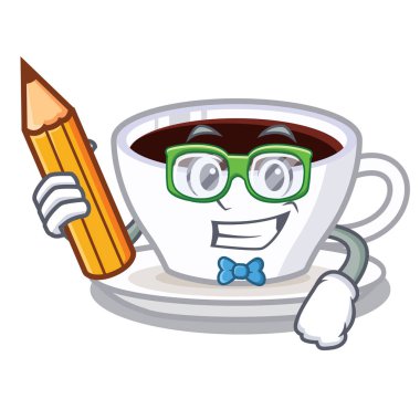 Öğrenci latte macchiato karikatür cam döktü