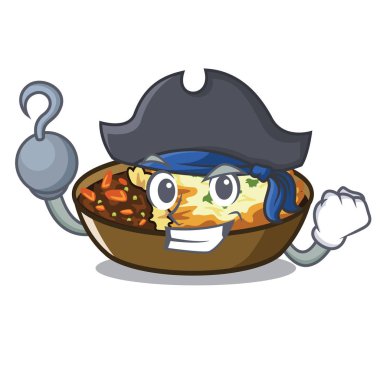 Korsan graten karakter plakaları içine servis edilir