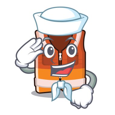 Karakterizole denizci güvenlik yeleği