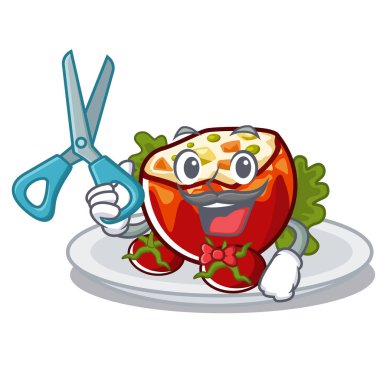 Berber dolması domates karakter plakaları koymak