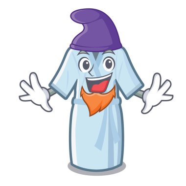 Bir karikatür şeklinde Elf bornoz