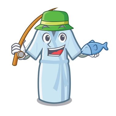 Karakter dolabında saklanan balıkçı bornoz