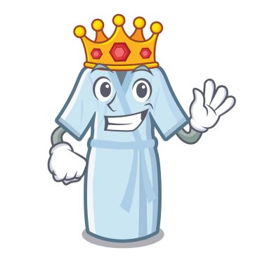 karikatür ile izole bornoz