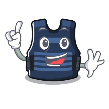 Karikatür dolabında saklanan parmak bulletprof yelek