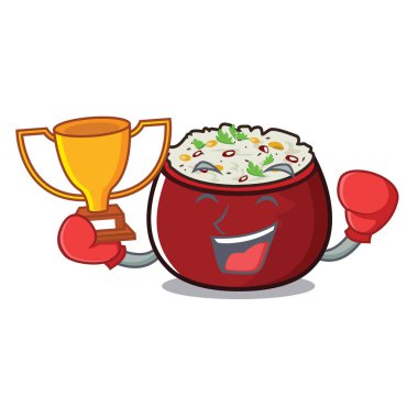 Boks kazanan lor pirinç karakter plaka yerleştirilir