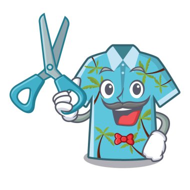 Maskot şeklinde Berber hawaiian gömlek