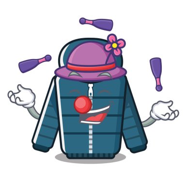 Hokkabazlık karikatür kış ceket dolapta tutulan