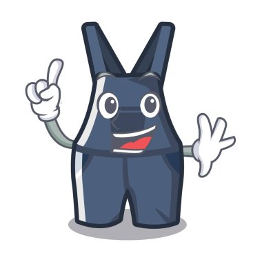 karikatür tulum çanta yerleştirilir