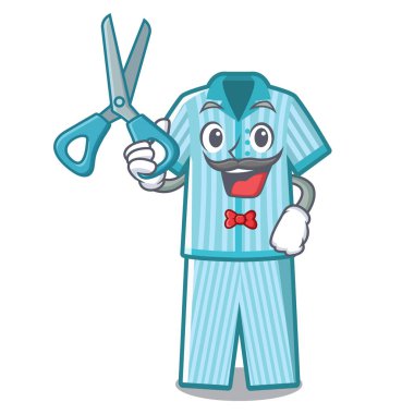 Karakterde izole berber pijama