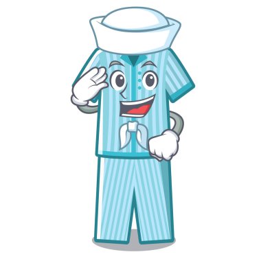 Karakterizole denizci pijama