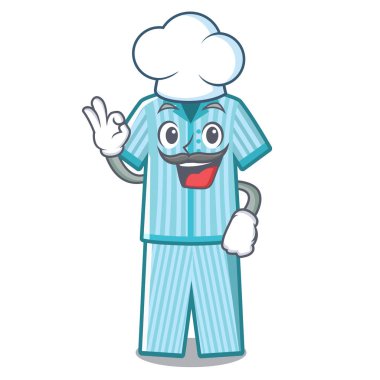Bir maskot şeklinde Şef pijama